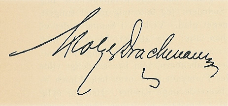 Holger Drachmanns autograf